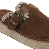 JUTE CLOG PLAIN IN SUEDE