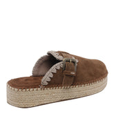 JUTE CLOG PLAIN IN SUEDE