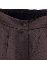 SATIN PANTS WITH SPLITS