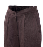 SATIN PANTS WITH SPLITS