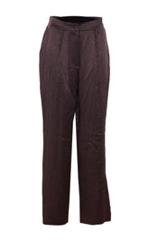 SATIN PANTS WITH SPLITS