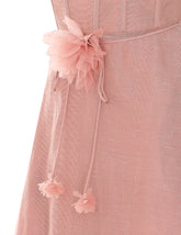 LUNA RUFFLE MIDI DRESS