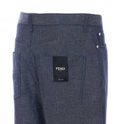 FF SELLERIA EMBROIDERED JEANS
