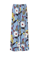 PANTALONE PALAZZO CON STAMPA MELODIA