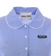 MIU MIU LOGO MINI DRESS