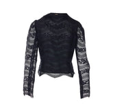 GIACCA IN PIZZO MACRAMÉ