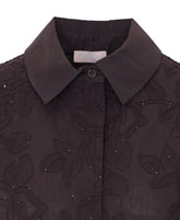 SHIRT WITH EMBROIDERY AND SEQUINES
