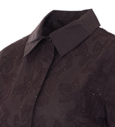 SHIRT WITH EMBROIDERY AND SEQUINES