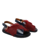 FUSSBETT SANDALS WITH LONG HAIR