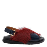 FUSSBETT SANDALS WITH LONG HAIR