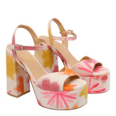 SANDALO IN LINO FLORA
