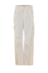 PANTALONE IN POPELINE CON LOGO