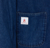 LOGO ZIP DENIM JACKET