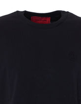 T-SHIRT CON FIAMMA RICAMATA