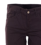 SKINNY PANTS WITH EMBROIDERY IN SANGALLO