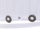 ARIANO CROPPED T-SHIRT WITH TEXAN TRIM AND DETAILS