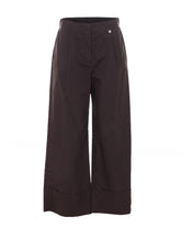 FLARE POPLIN PANTS
