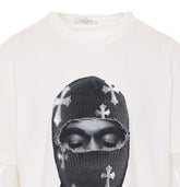 MASK CROSSES PRINT T-SHIRT