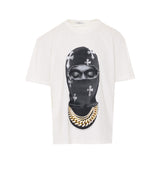 MASK CROSSES PRINT T-SHIRT