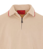 POLO HALF ZIP CON LOGO