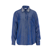 SHIRT WITH REMOVABLE COLLAR