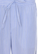 STRIPED POPLIN PANTS