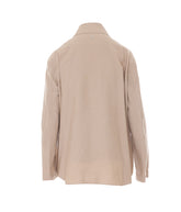 CAMICIA REGULAR IN GABARDINA DI VISCOSA