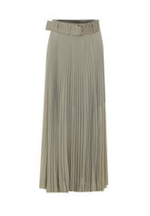 LONG PLEATED SKIRT
