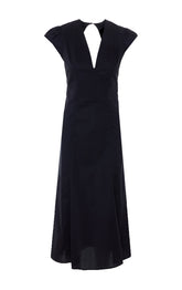 LONG POPLIN DRESS