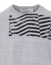 JOURNEY T-SHIRT WITH FLAG PRINT