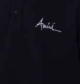 AMIRI FLORAL COLLAR POLO