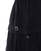 CASARSA LONG DRESS WITH RUFFLE AND RIBBONS