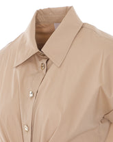 ABITO CHEMISIER CON CUT-OUT