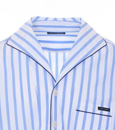 CAMICIA IN POPELINE A RIGHE