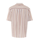 CAMICIA A MANICA CORTA CASSANDRE A RIGHE
