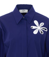 CAMICIA CON MOTIVO FENDI AJOUR