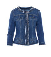 GIACCA IN DENIM CON BORCHIE