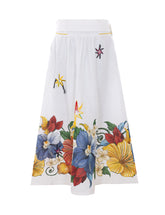 TROPI EMBROIDERED MAXI SKIRT