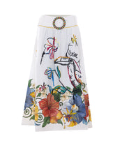 TROPI EMBROIDERED MAXI SKIRT