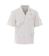 STRIPED HAND DRAWING SHIRT