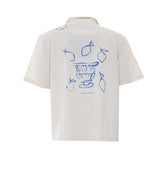 STRIPED HAND DRAWING SHIRT