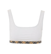 BIKINI SWIMWEAR WITH CHECK TRIM