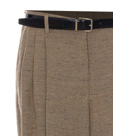 TWEED EFFECT PANTS