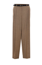 TWEED EFFECT PANTS