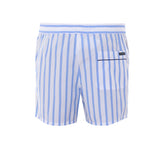 SHORTS A RIGHE CON LOGO