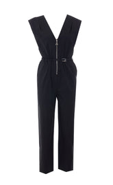 POPLIN TRACKSUIT WITH BELT
