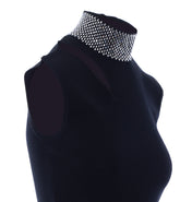 KNITTED TOP WITH RHINESTONES