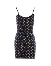 MOON PRINT STRAPS DRESS