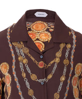 CAMICIA IN TWILL DI SETA CON STAMPA "THE LOVER"