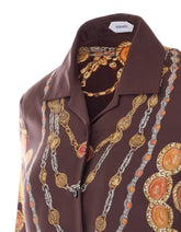 CAMICIA IN TWILL DI SETA CON STAMPA "THE LOVER"
